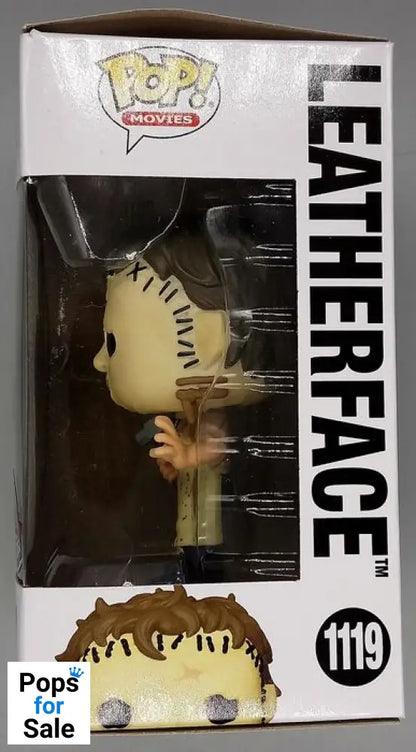 #1119 Leatherface (w/ Mallet) The Texas Chainsaw Mas Box Damaged Funko POP - PopsforSale.co.uk