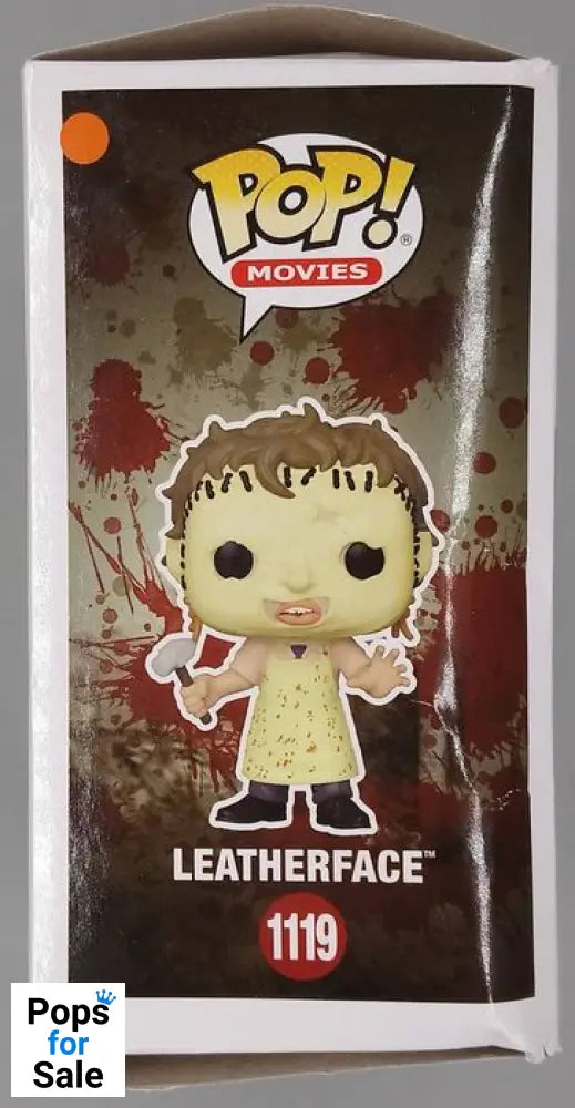 #1119 Leatherface (w/ Mallet) The Texas Chainsaw Mas Box Damaged Funko POP - PopsforSale.co.uk