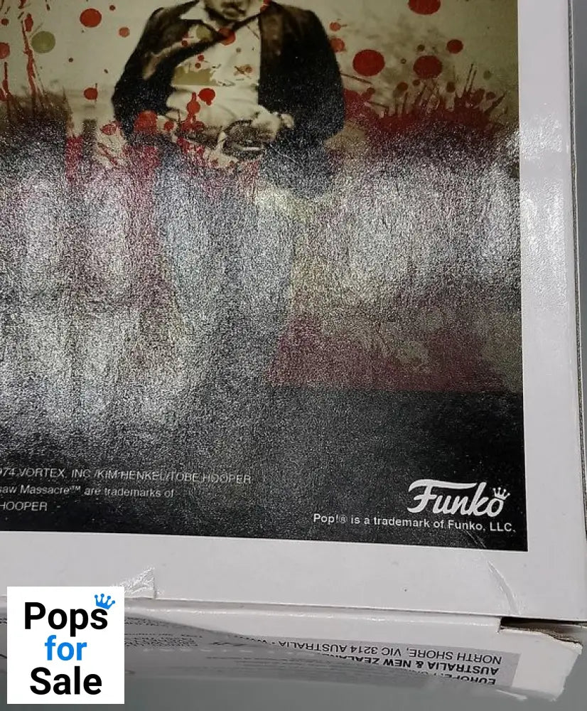 #1119 Leatherface (w/ Mallet) The Texas Chainsaw Mas Box Damaged Funko POP