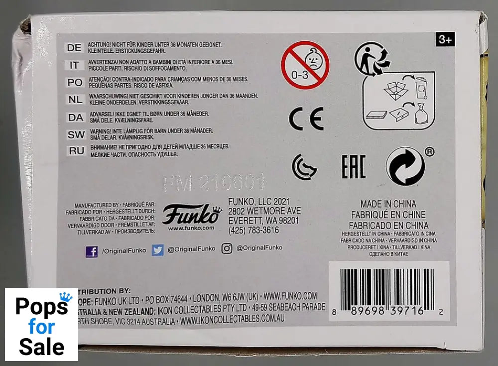#1119 Leatherface (w/ Mallet) The Texas Chainsaw Mas Box Damaged Funko POP