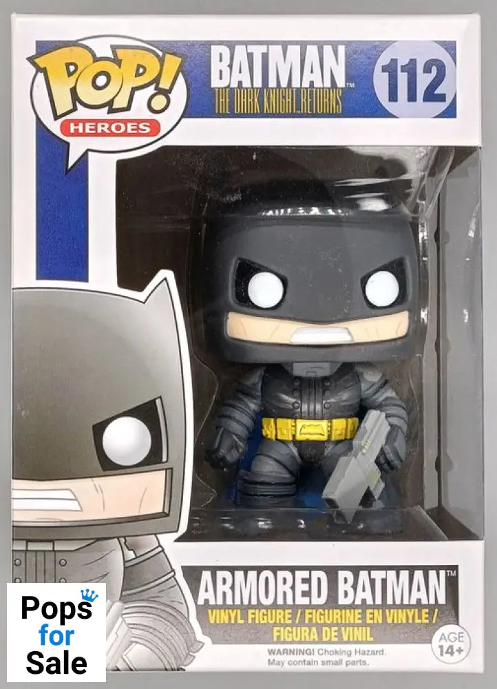 #112 Armored Batman - DC Batman The Dark Knight Returns Funko POP - PopsforSale.co.uk