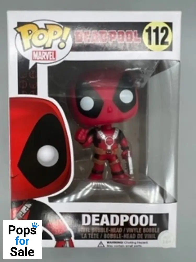 #112 Deadpool (Thumb Up) - Marvel - Box Damaged Funko POP - PopsforSale.co.uk