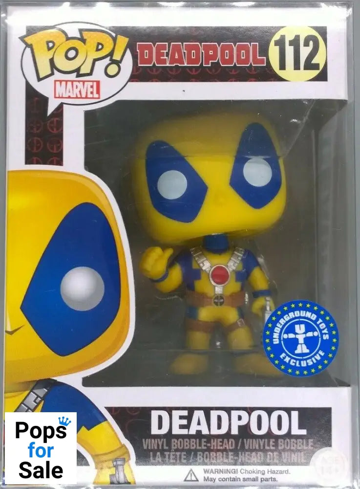 #112 Deadpool (Thumb Up- X-Men- Inverse) Marvel Exclusive Funko POP - PopsforSale.co.uk