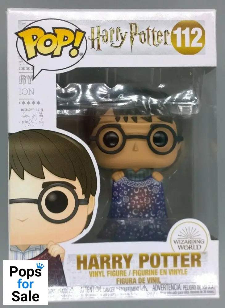 #112 Harry Potter (w/ Invisibility Cloak) - Harry Potter Funko POP - PopsforSale.co.uk