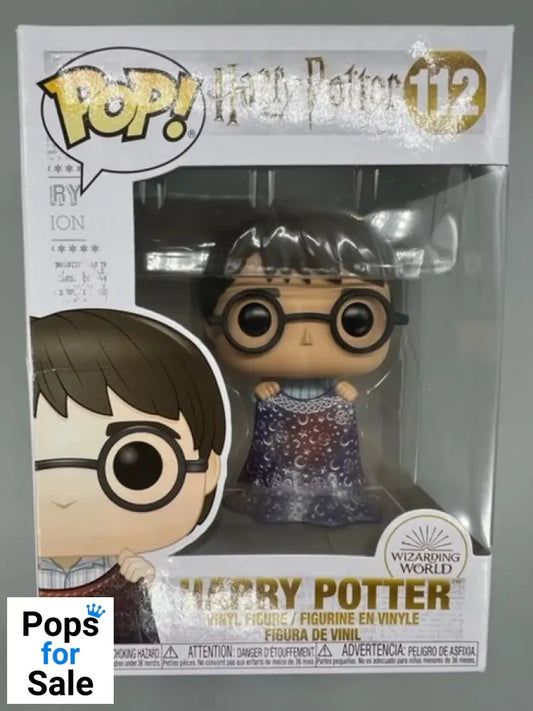 112 Harry Potter (w/ Invisibility Cloak) - Funko POP - Box Damaged