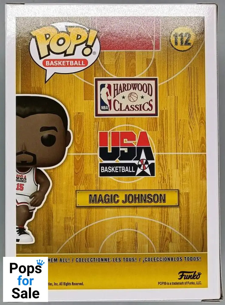 #112 Magic Johnson (USA) - NBA Funko POP - PopsforSale.co.uk