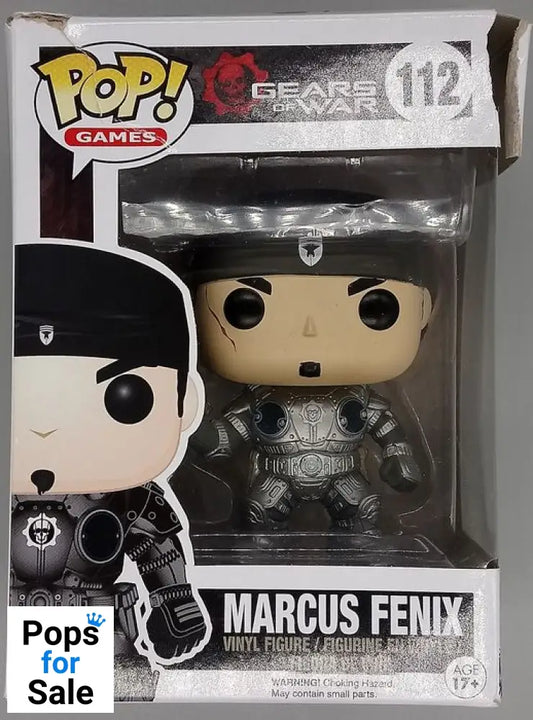 112 Marcus Fenix - Gears of War - Box Damaged Funko POP