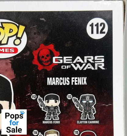 112 Marcus Fenix - Gears of War - Box Damaged Funko POP