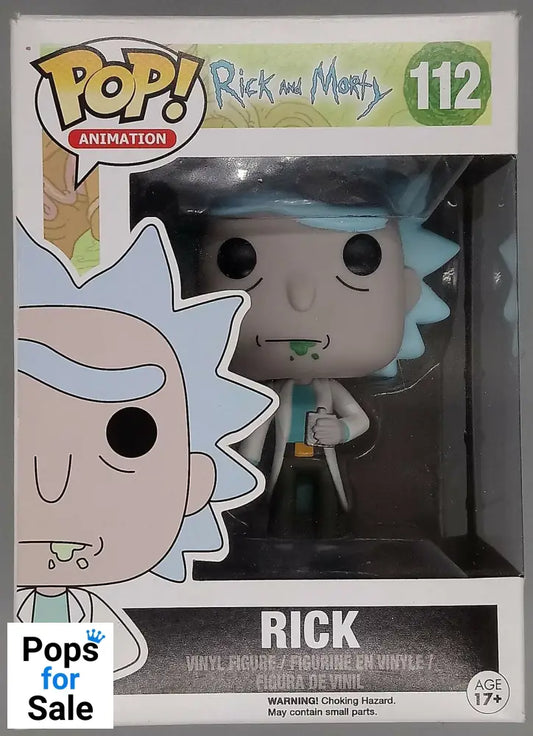 112 Rick - Rick and Morty - Box Damaged Funko POP