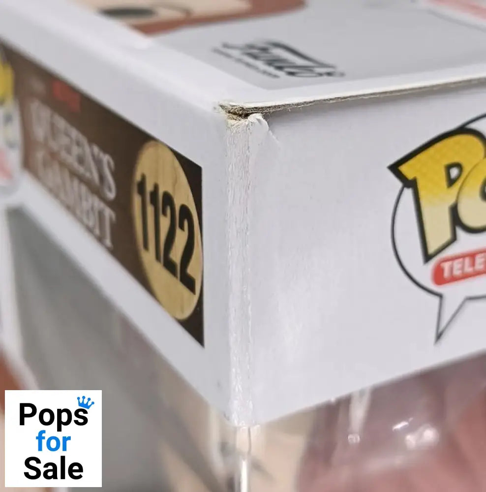 #1122 Beth Harmon (with Rook) - Queens Gambit - Box Damaged Funko POP