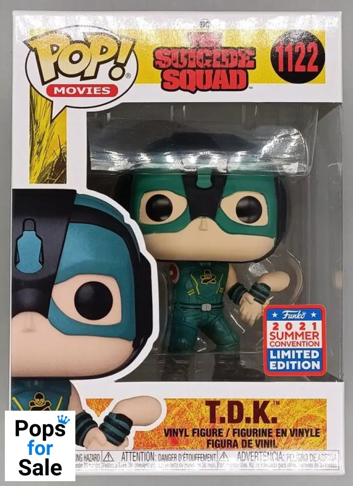 #1122 T.D.K. - The Suicide Squad - 2021 Con - Box Damaged Funko POP