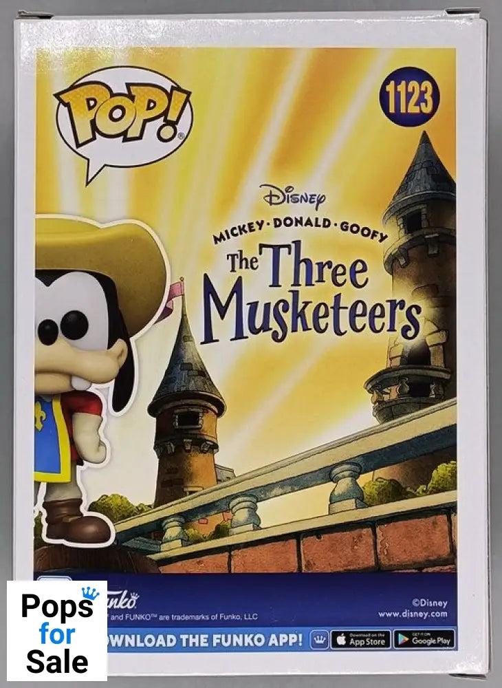1123 Goofy - Disney The Three Musketeers - 2021 Con Funko POP