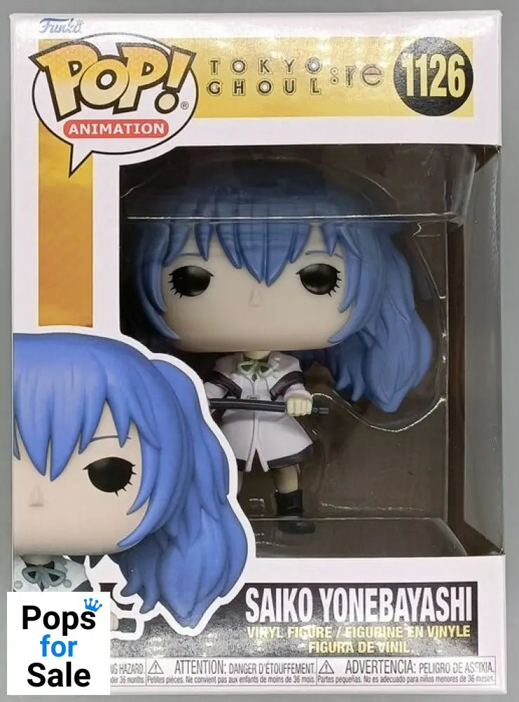 #1126 Saiko Yonebayashi - Tokyo Ghoul: Re - Brand New Funko POP in Protector