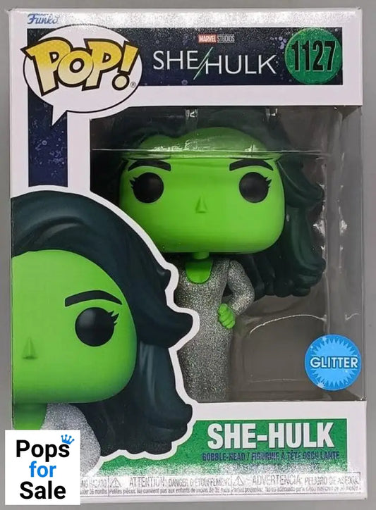 1127 She-Hulk (Gala) Glitter - Marvel She-Hulk - Funko POP - Box Damaged