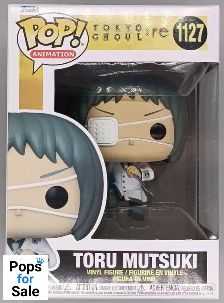 #1127 Toru Mutsuki - Tokyo Ghoul - Box Damaged Funko POP - PopsforSale.co.uk