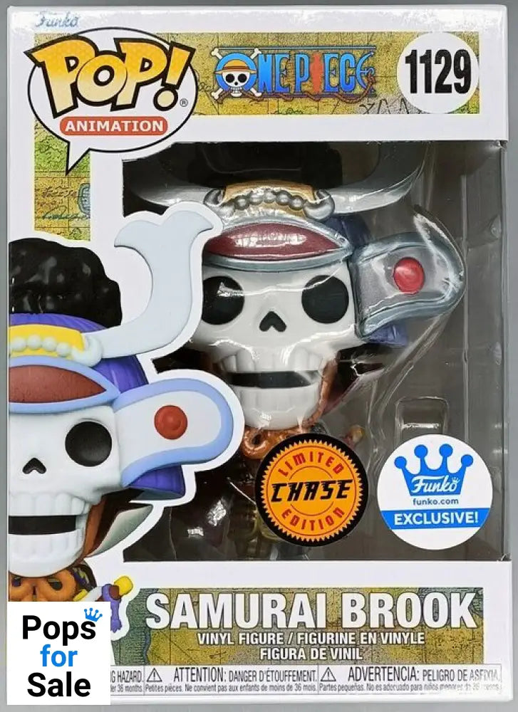 1129 Samurai Brook - Metallic Chase - One Piece Funko POP