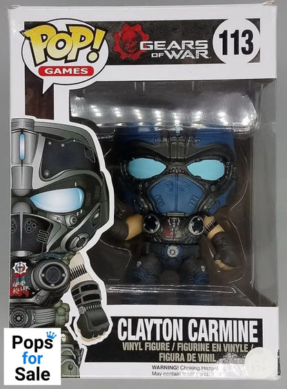 113 Clayton Carmine - Gears of War - Box Damaged Funko POP