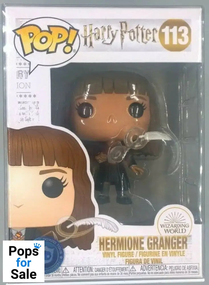 113 Hermione Granger (w/ Feather) - Harry Potter Funko POP - Box Damaged