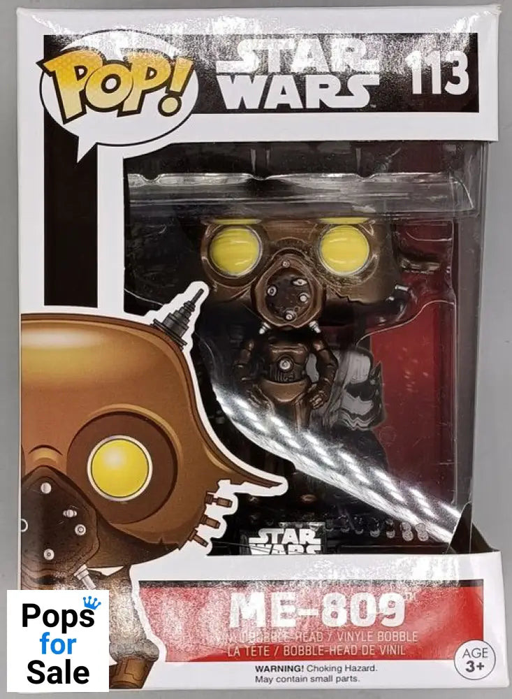 #113 ME-809 (ME-8D9) - Star Wars - Box Damaged Funko POP