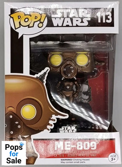 #113 ME-809 (ME-8D9) - Star Wars - Box Damaged Funko POP