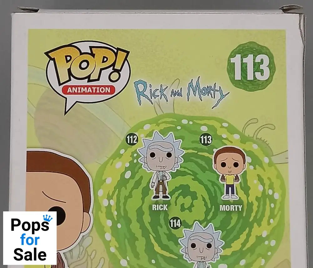 113 Morty - Rick and Morty - Box Damaged Funko POP