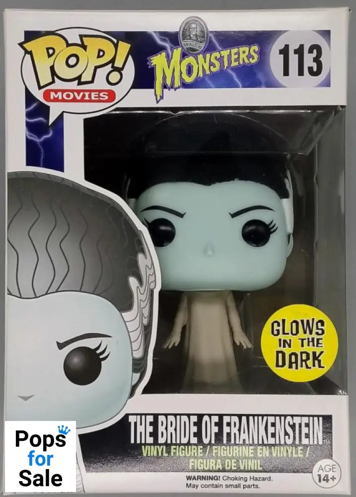 #113 The Bride of Frankenstein - Universal Mons - Box Damaged Funko POP - PopsforSale.co.uk