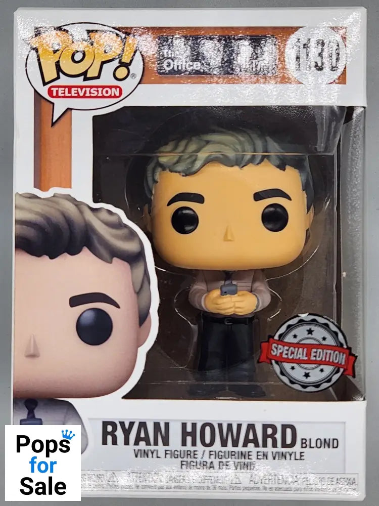 #1130 Ryan Howard (Blonde) - The Office Funko POP - PopsforSale.co.uk