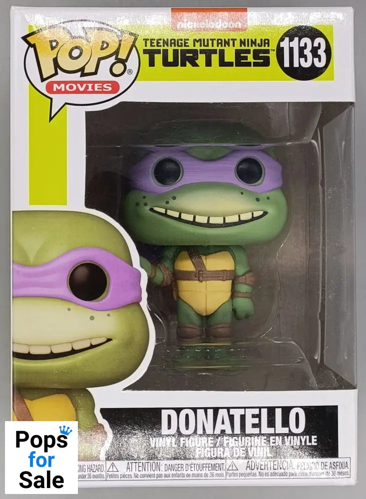 1133 Donatello - Teenage Mutant Ninja Turtles TMNT 2 - Funko POP - Box Damaged