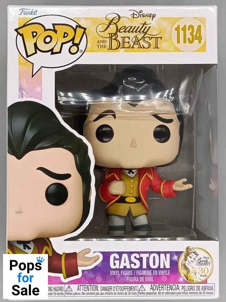 #1134 Gaston (Formal) - Disney Beauty & Beast Funko POP - PopsforSale.co.uk