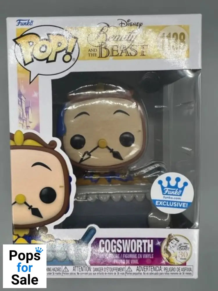 #1138 Cogsworth (in Cobbler Pan) Disney Beauty and The Beast Funko POP - PopsforSale.co.uk