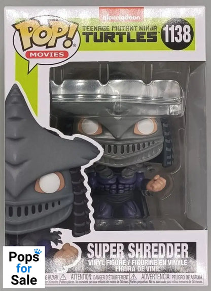 #1138 Super Shredder - Teenage Mutant Ninja Turtles - Box Damaged Funko POP - PopsforSale.co.uk