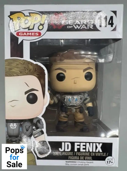 #114 JD Fenix - Gears of War - Funko POP - Box Damaged