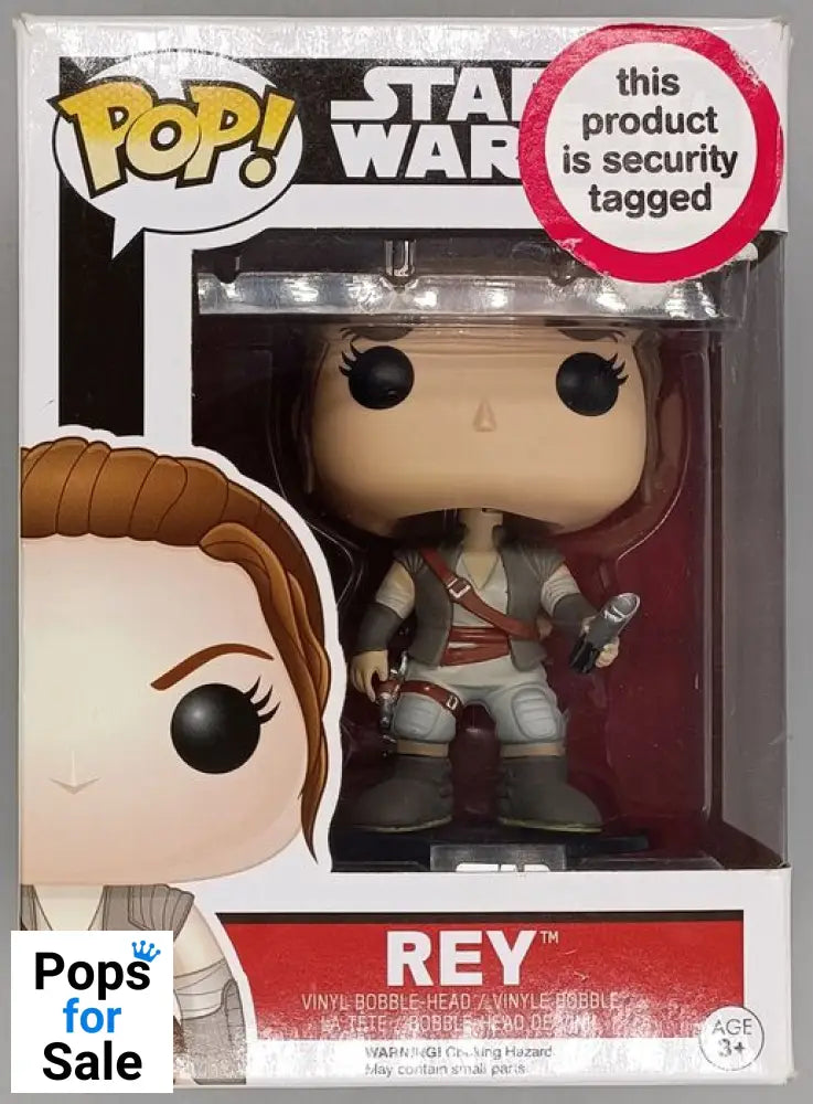 #114 Rey (Resistance Outfit) Star Wars The Force Awa Box Damaged Funko POP