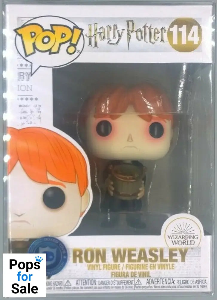 #114 Ron Weasley (w/ Slugs) - Harry Potter Funko POP - PopsforSale.co.uk