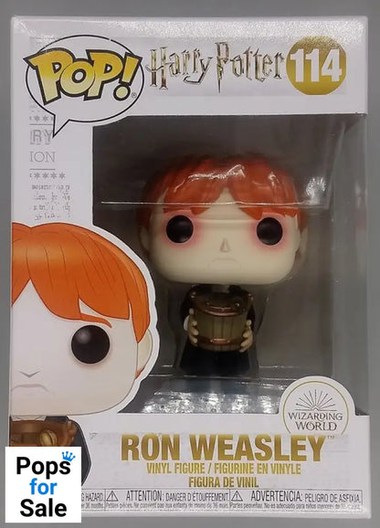 114 Ron Weasley (w/ Slugs) - Harry Potter Funko POP - Box Damaged