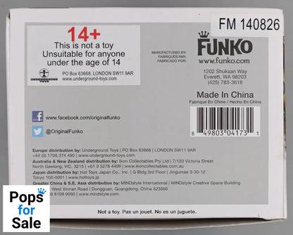 #114 The Wolf Man - Universal Monsters - Box Damaged Funko POP