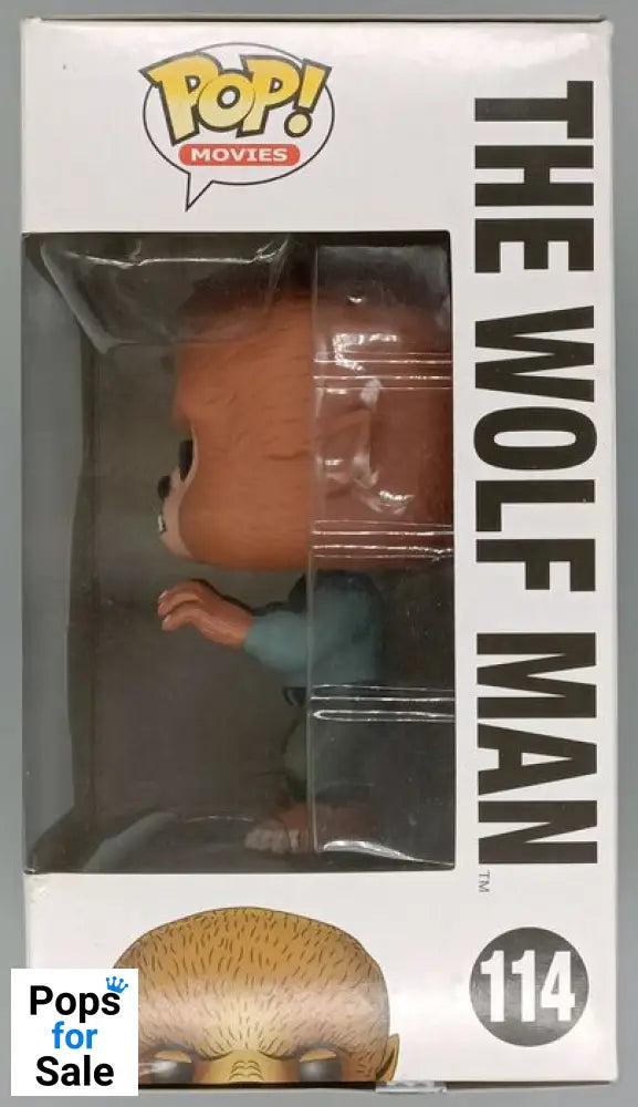 #114 The Wolf Man - Universal Monsters - Box Damaged Funko POP