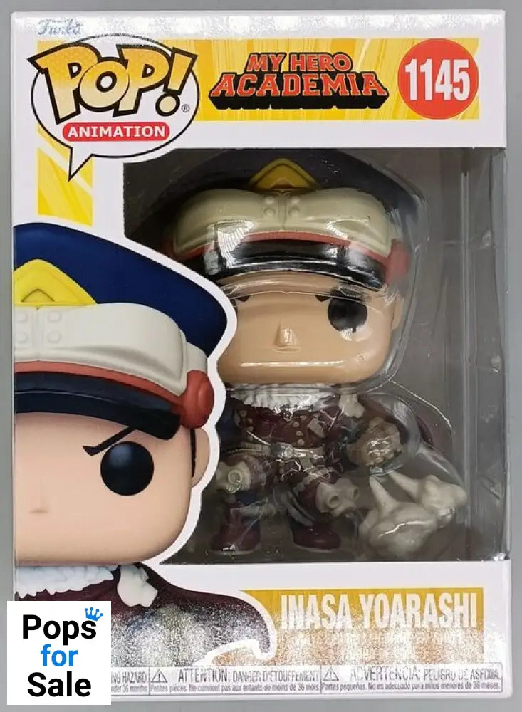 #1145 Inasa Yoarashi - My Hero Academia - Brand New Funko POP in Protector - PopsforSale.co.uk