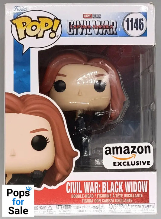 1146 Civil War: Black Widow - Marvel - Funko POP - Box Damaged
