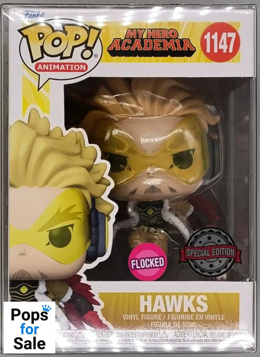 #1147 Hawks - Flocked - My Hero Academia Funko POP - PopsforSale.co.uk