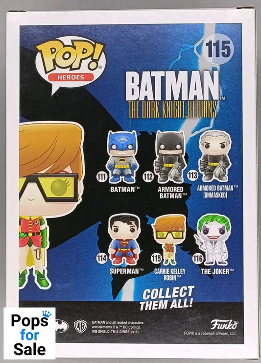 115 Carrie Kelley Robin - DC Batman Dark Knight Returns Funko POP - Brand New