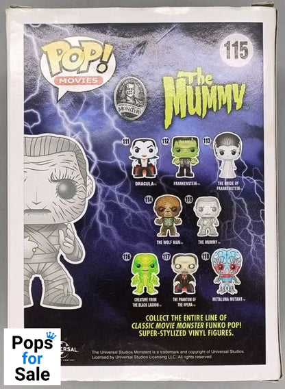 #115 The Mummy - Universal Monsters - Box Damaged Funko POP - PopsforSale.co.uk