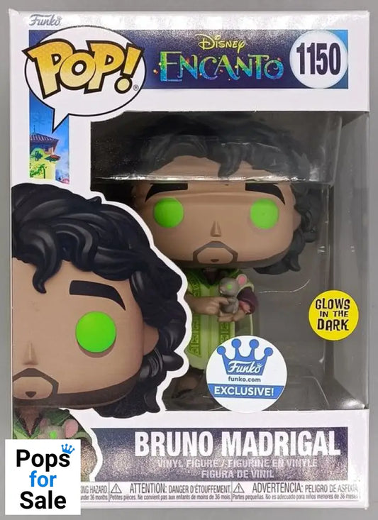 #1150 Bruno Madrigal Glow - Disney Encanto - Box Damaged Funko POP