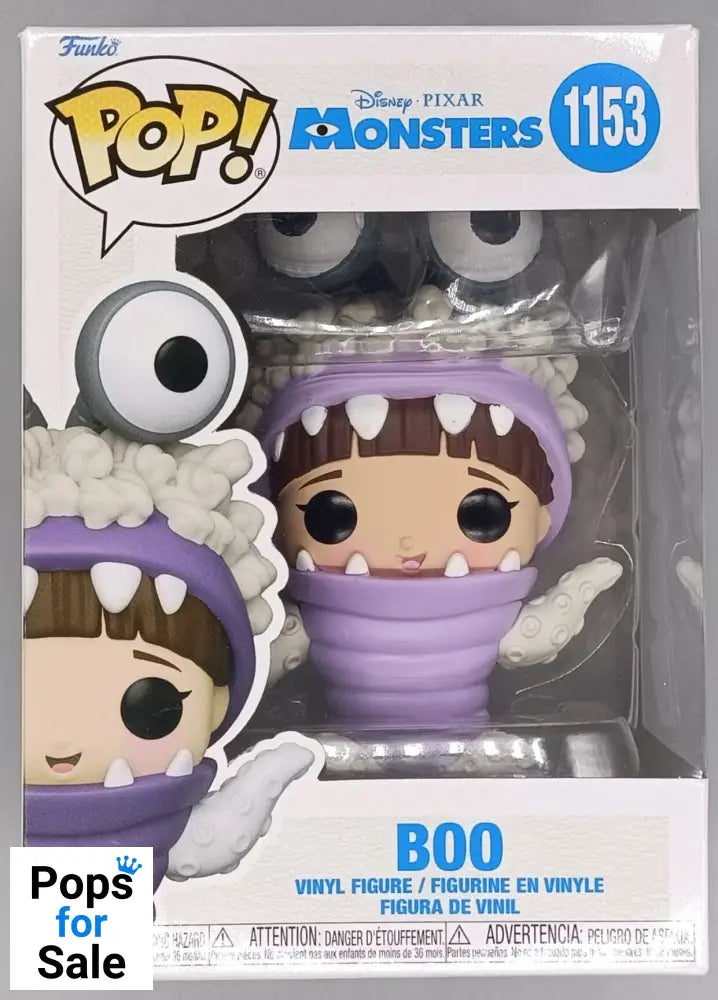 1153 Boo (Hooded) - Disney Pixar Monsters Inc Funko POP - Box Damaged