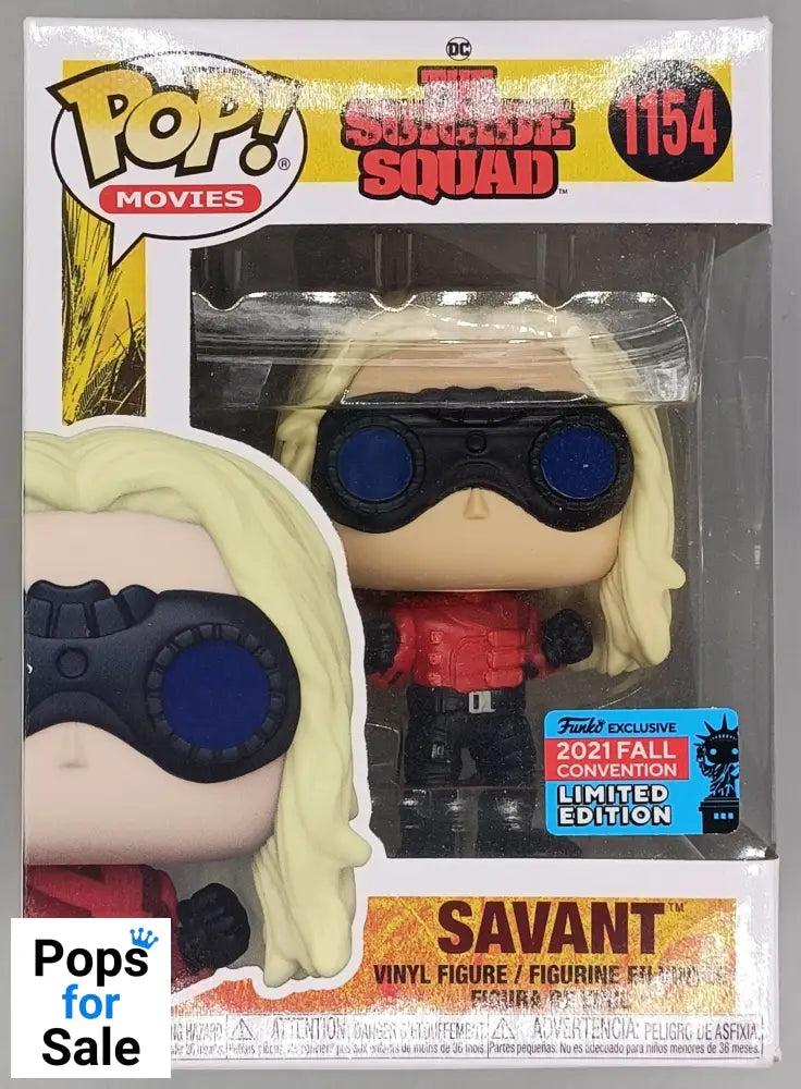 1154 Savant - Suicide Squad - 2021 Con - Funko POP - Box Damaged