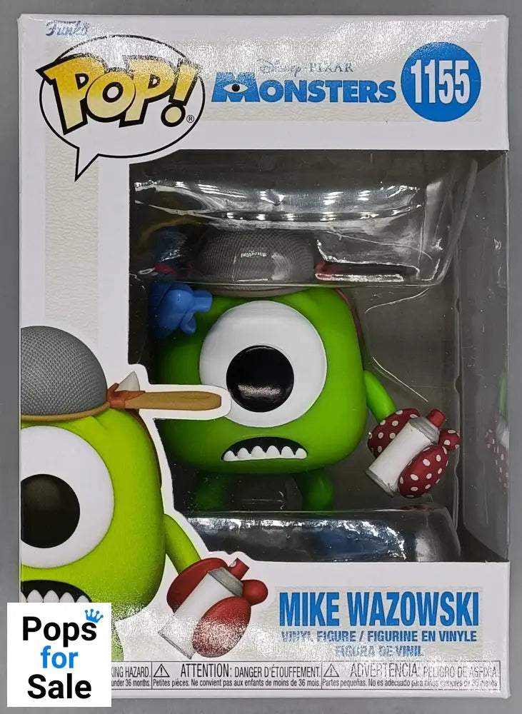 #1155 Mike Wazowski (w/ Mitts) Disney Monsters Inc Funko POP - PopsforSale.co.uk