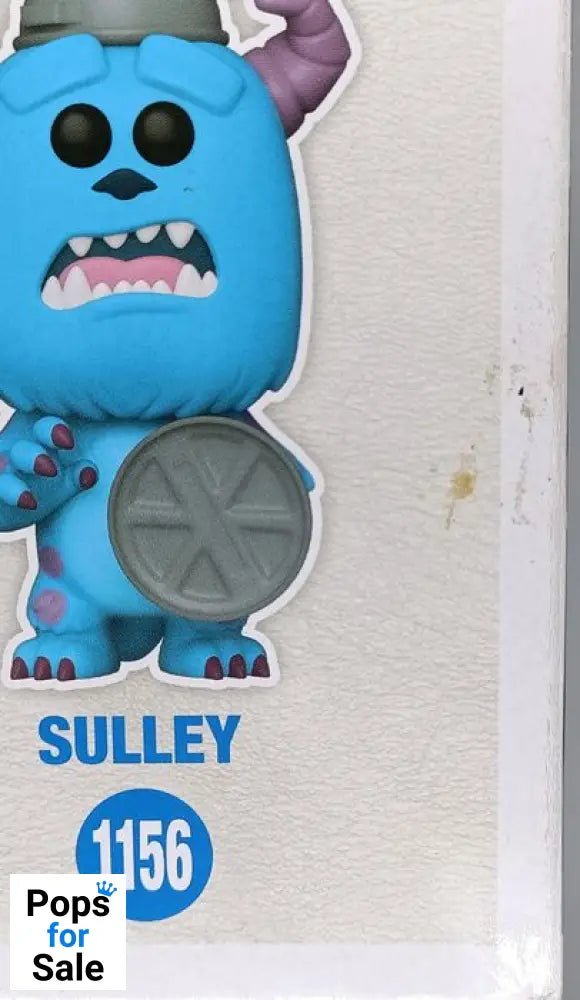 #1156 Sulley (w/ Lid) Flocked - Disney Monsters Inc - Box Damaged Funko POP - PopsforSale.co.uk