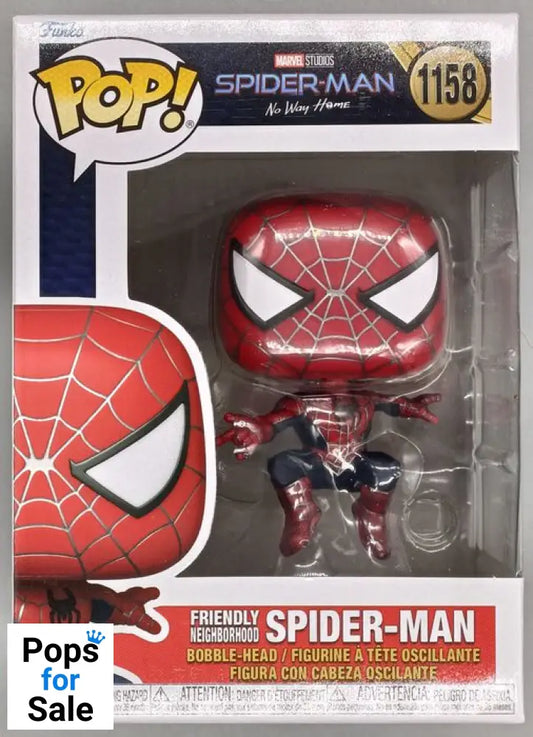 #1158 Friendly Neighborhood Spider-Man Marvel No Way Home Funko POP - PopsforSale.co.uk