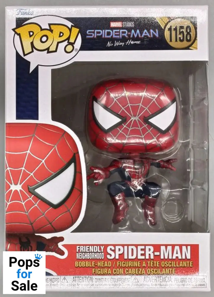 #1158 Friendly Neighborhood Spider-Man Marvel No Way Home Funko POP