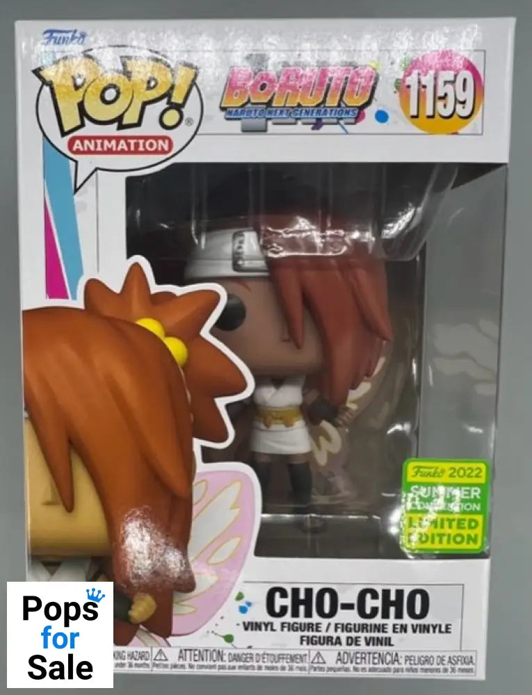 #1159 Cho-Cho (Butterfly Mode) - Boruto Naruto 2022 Con Funko POP - PopsforSale.co.uk